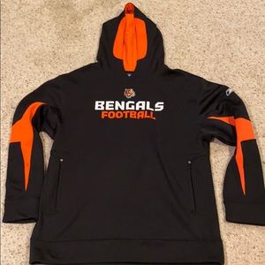 Reebok Cincinnati Bengals Pullover Hood Sweatshirt